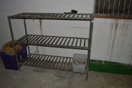 Galvanised Cellar Shelf Unit 150x50x120cm