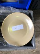 16 x Sand Coloured 10inch China Plates /Collection Available on Thur 30th Sept/Fri 1st Oct 9am till