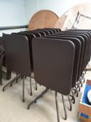 1 x Fermob square foldable table with 2 foldable chairs /Collection Available on Thur 30th Sept/Fri