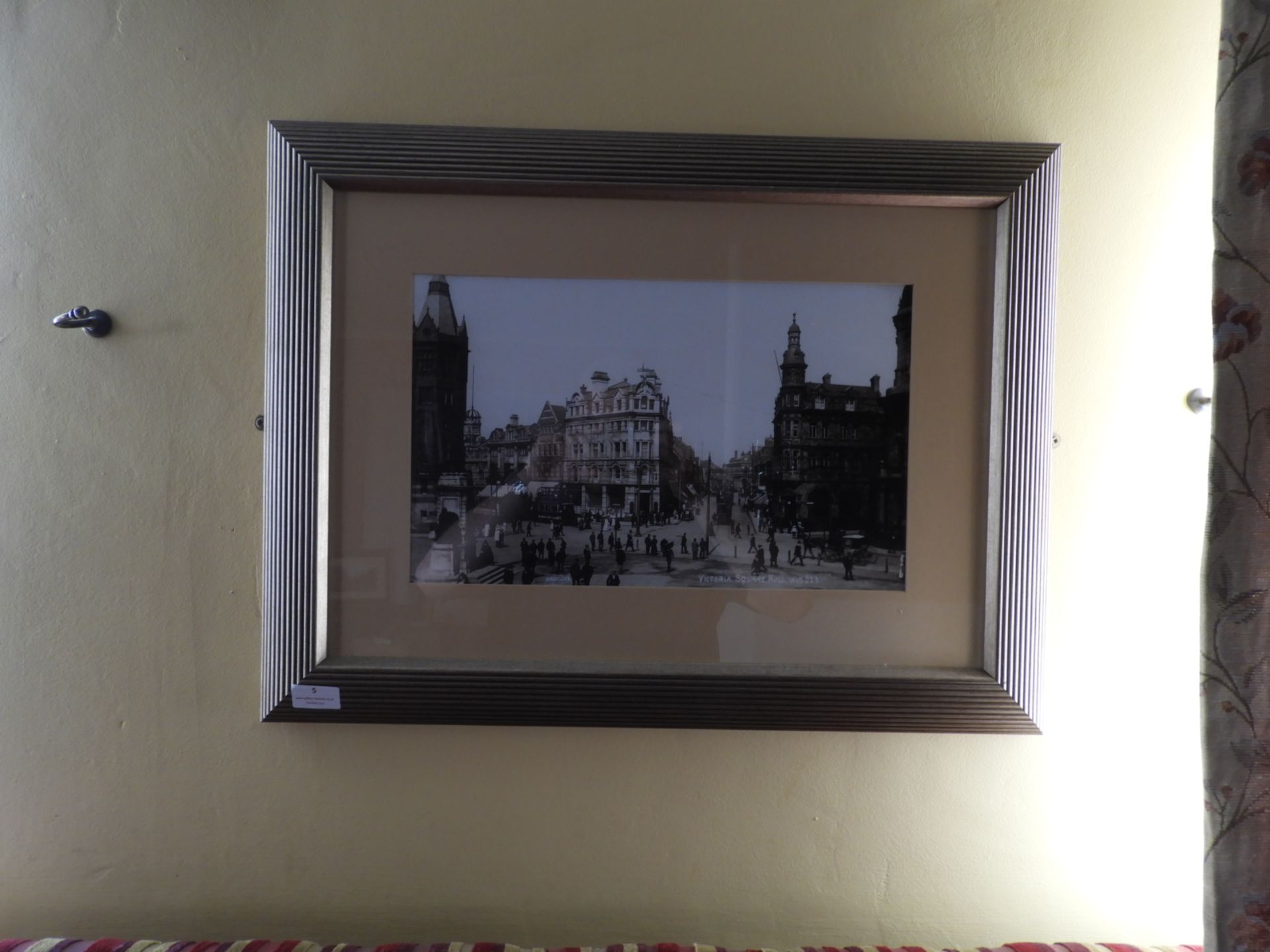 Framed Black & White Photograph of Victoria Square