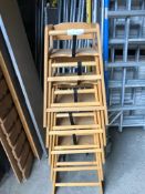 5 x Childrens wooden high chairs /Collection Available on Thur 30th Sept/Fri 1st Oct 9am till 3pm