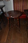 Circular Pub Table on Bobbin Legs 63cm diameter