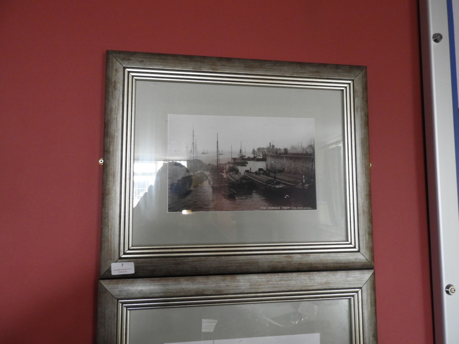 Framed Black & White Photograph of The Humber from the Pier