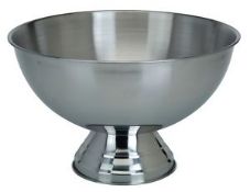 4 of large stainless steel punch bowl /Collection Available on Thur 30th Sept/Fri 1st Oct 9am till
