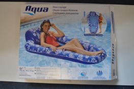 *Aqua Inflatable Pool Lounger