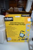 Rolson 500w Heavy Duty Portable Halogen Work Light