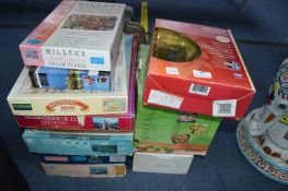 Jigsaw Puzzles, Boxed Electricals, Vintage Typewriter, etc.