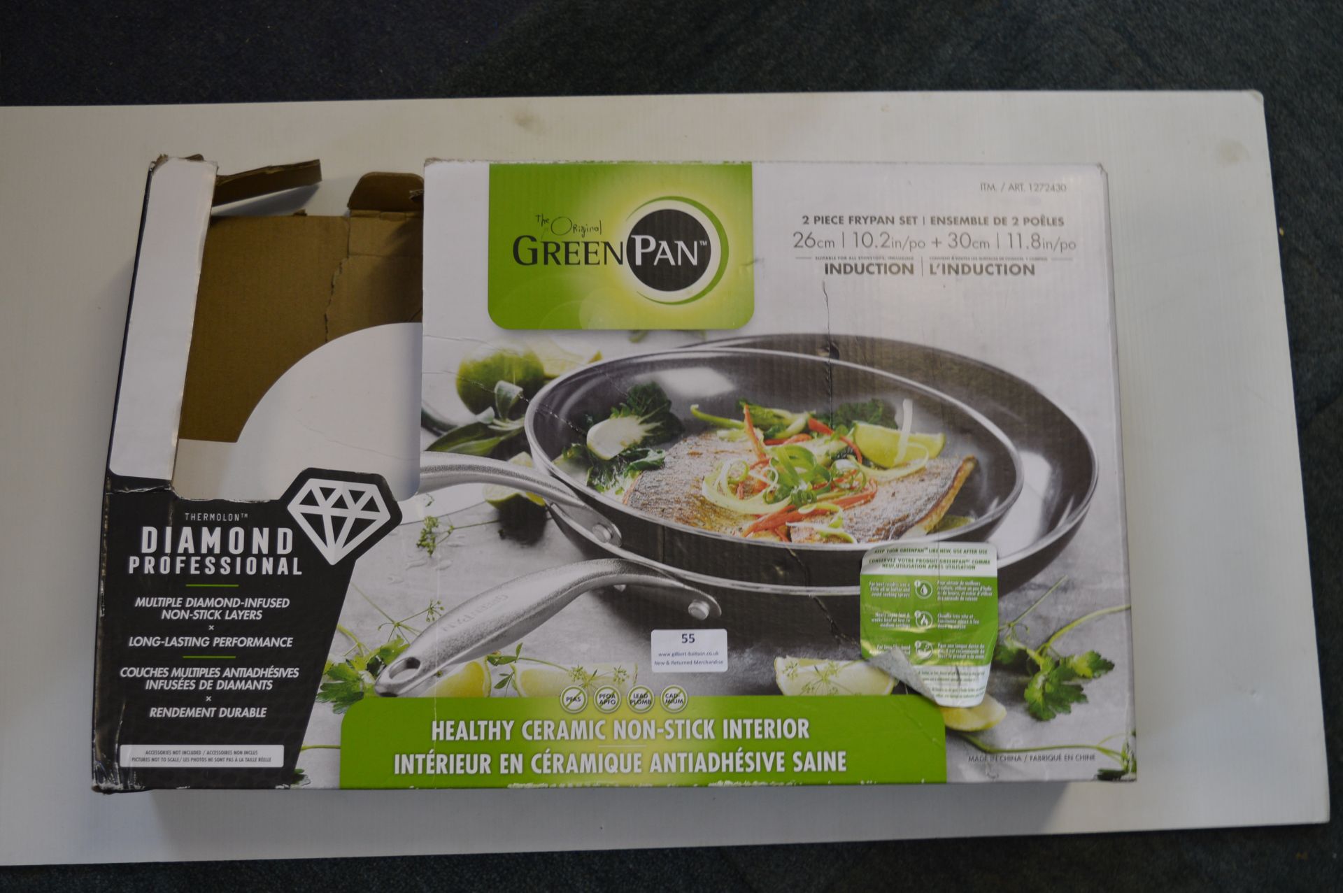 *Green Pan 2pc Frying Pan Set