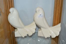 Two Pottery Doves