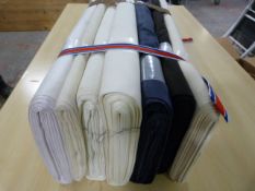Seven Rolls of Assorted Fabric ~180cm Width