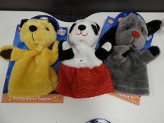 *Three Glove Puppets, Sooty, Sweep, and Sue