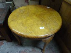 Small Round Vintage Occasional Table