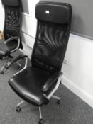 *Contemporary Style Highback Gas Lift Office Chair