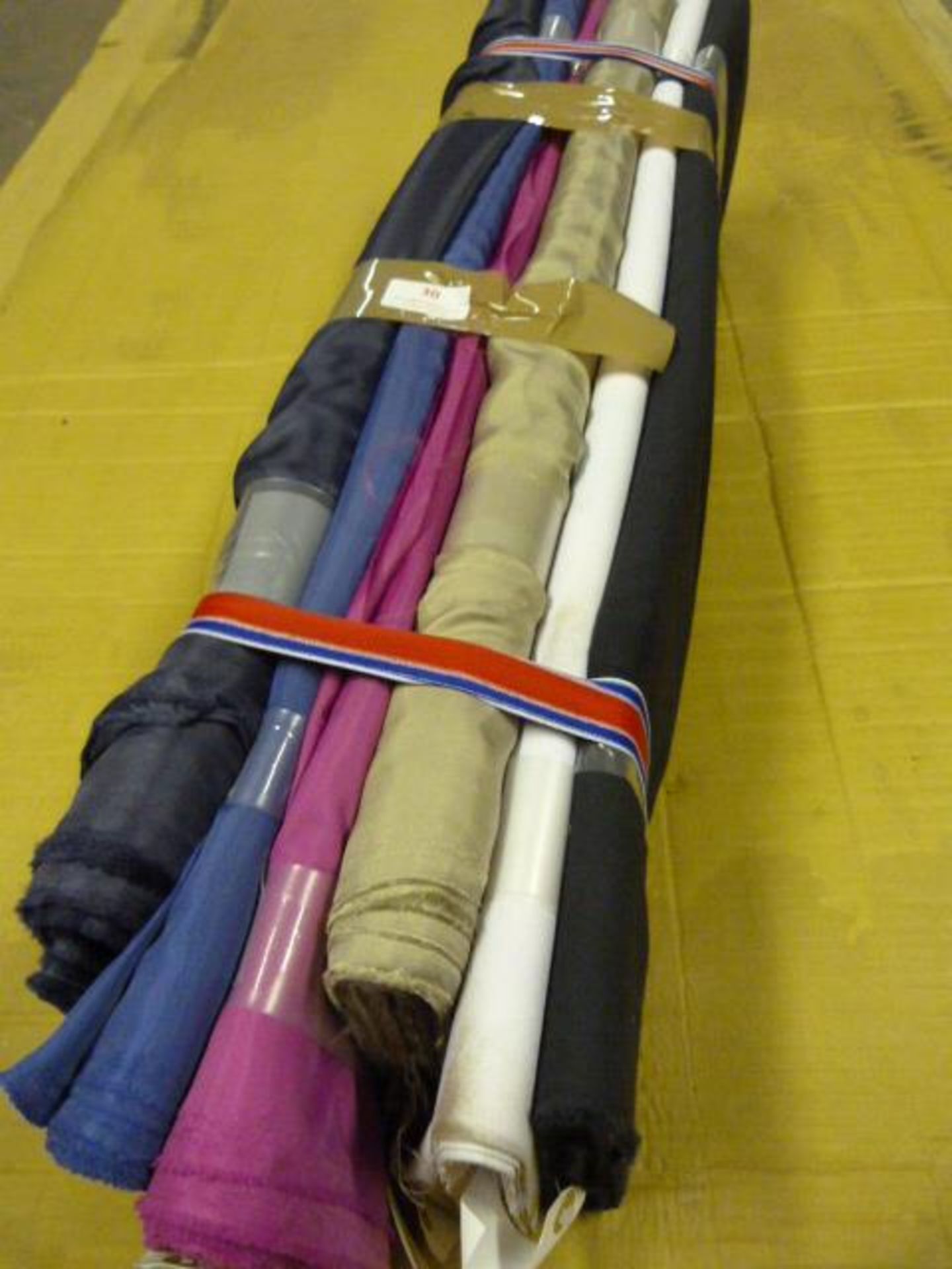 6 Rolls of Assorted Fabric ~1.6m width