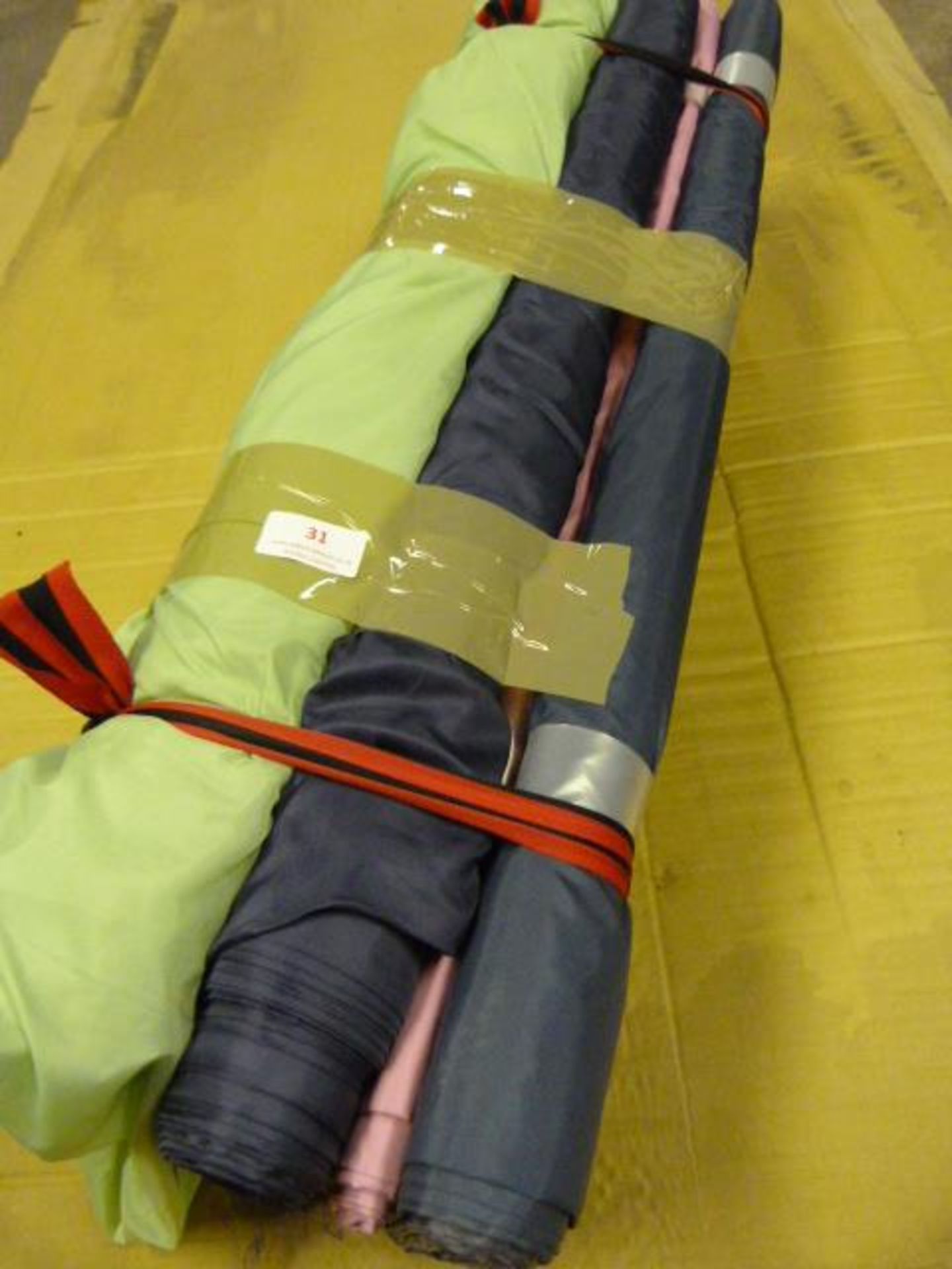 4 Rolls of Assorted Fabric ~1.6m width