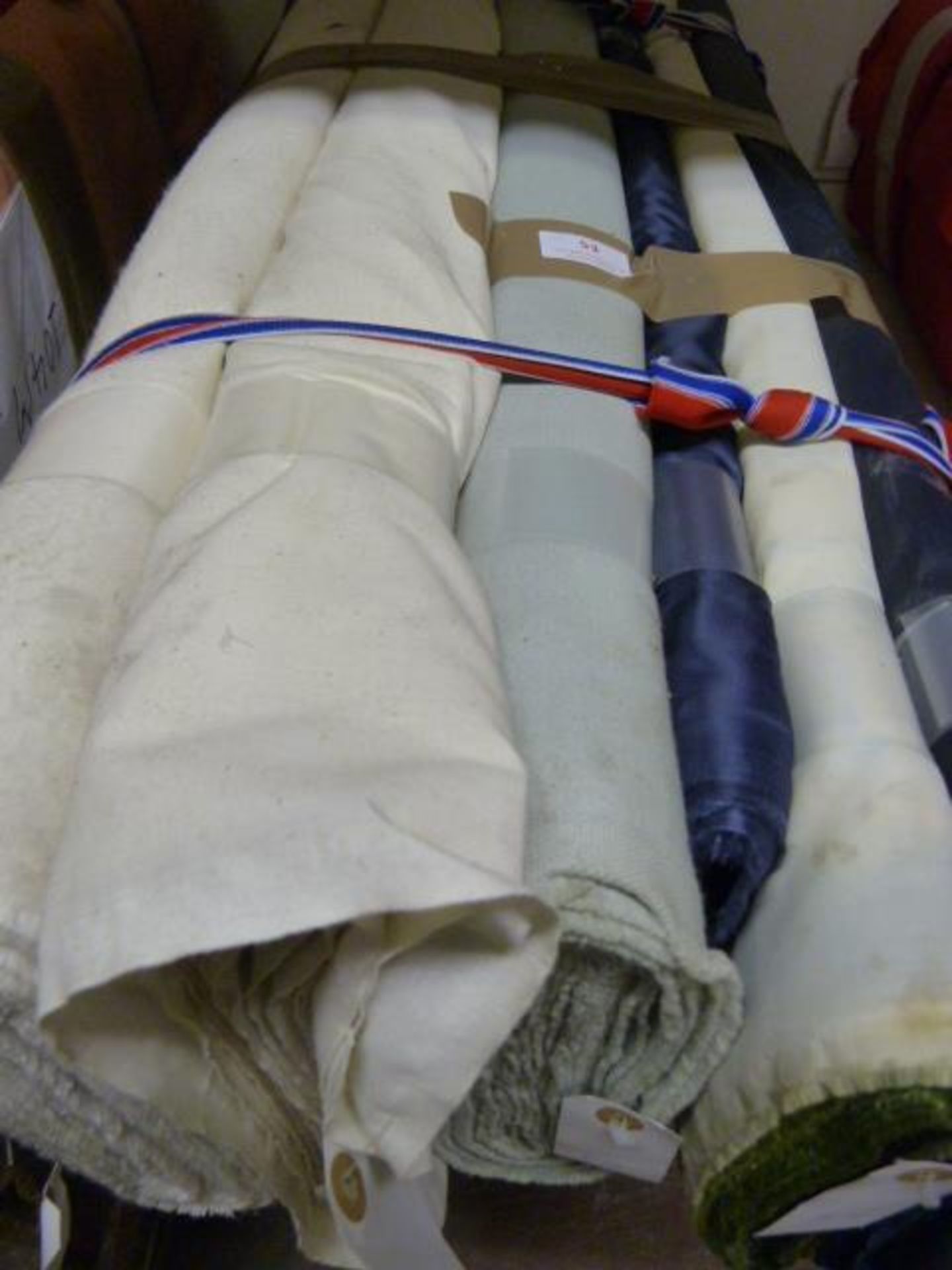 7 Rolls of Assorted Fabric ~1.6m width