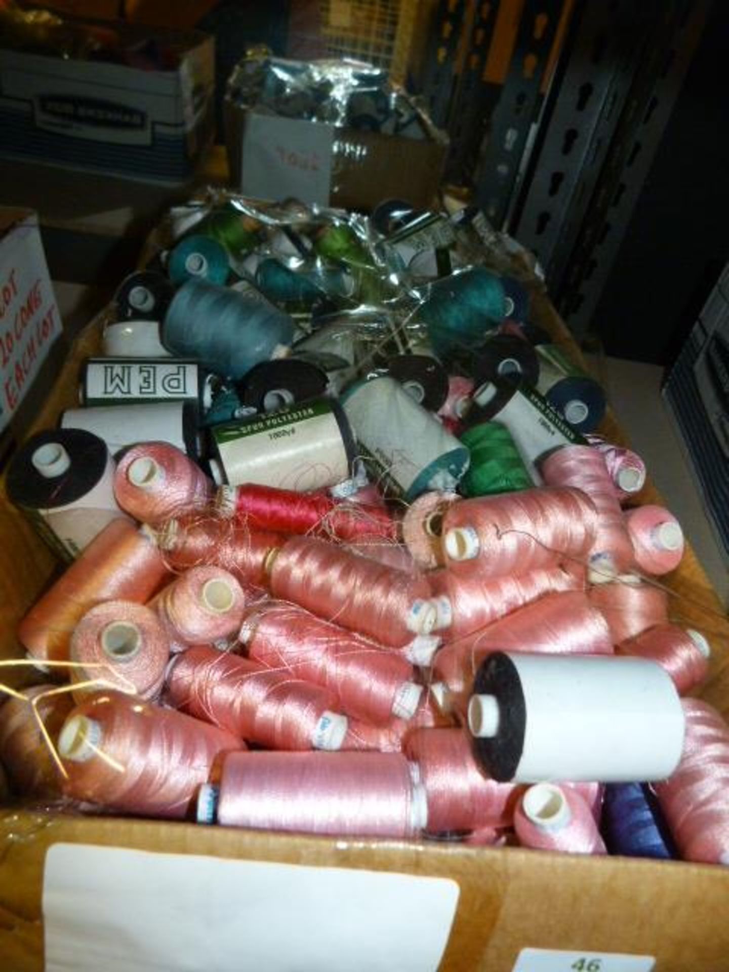 Large Quantity of Assorted Small Spools of Thread