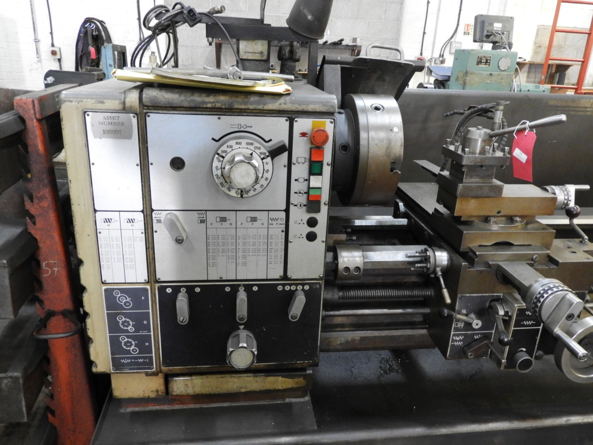 Harrison 21" Swing Gap Bed Centre Lathe, Machine No: 500709 - 94" Length of Bed - Image 2 of 3