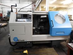 *Colchester Tornado 310 CNC Lathe with GE Fanuc Series 21I-T Readout and Swarf Conveyor