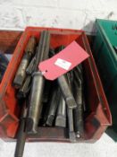 *Box Containing Morse Taper Reamers of Various Sizes