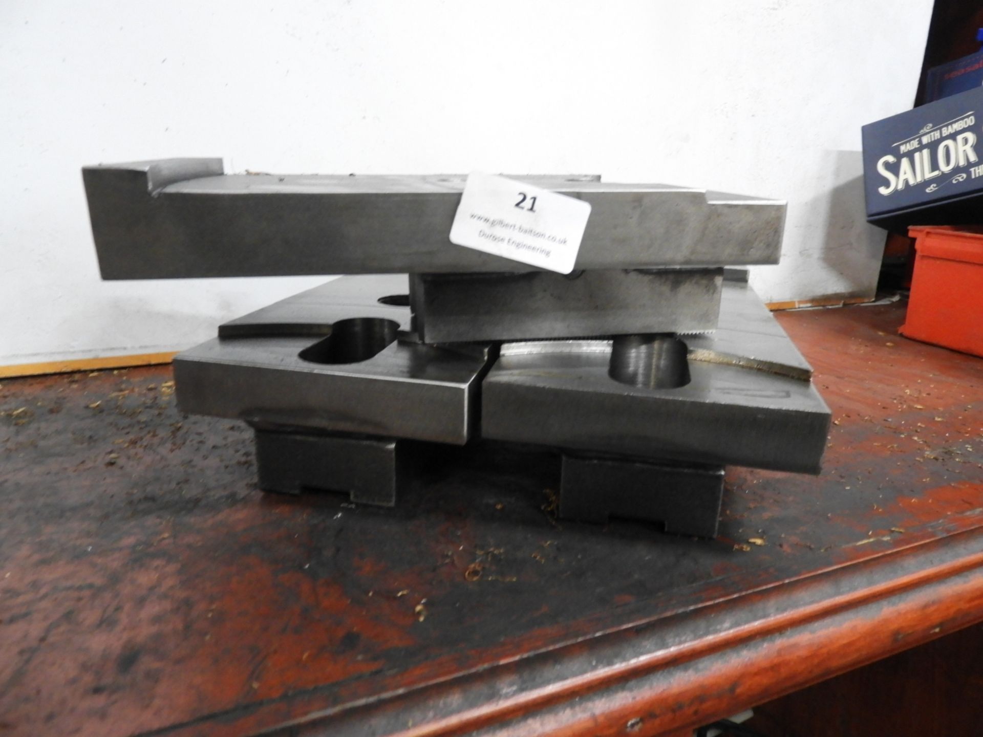 *Set of Three Chuck Jaws to Suit Colchester Tornado Lathe (as per photograph)