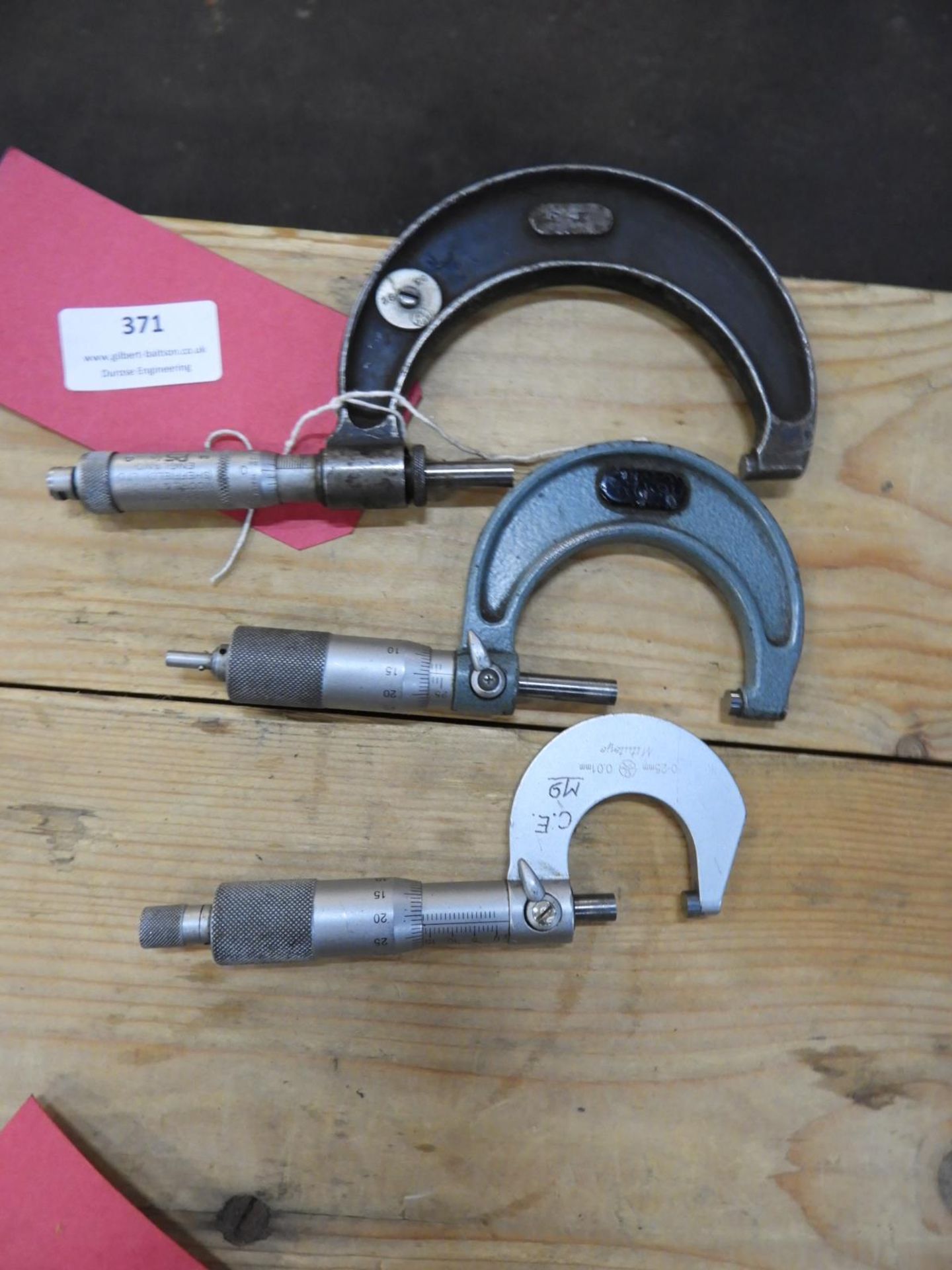 *Three External Micrometers