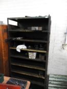 *Section of Dexion Style Shelving Containing Various Machine Steel, Bespoke Tool Holders, etc.