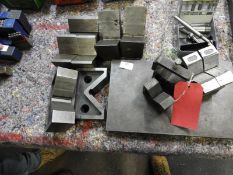 *Engineers Surface Plate and Assorted V Blocks