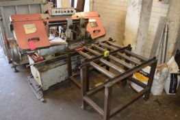 *Promach UE250 10" Horizontal Band Saw with Feed Rollers