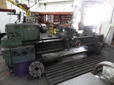 *Tos Gap Bed Lathe Trencin Model SN71B Lathe, Serial No: 071200850388, 20" Swing Length of Bed 100"