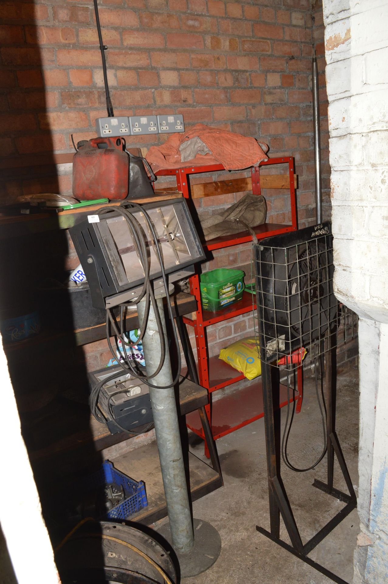 *Contents of Storeroom to Include Infrared Heaters, Adjustable Shelving, etc.