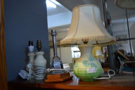 Four Table Lamp Bases