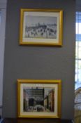 Two Gilt Framed Lowry Prints