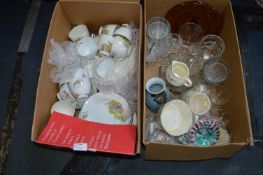 Vintage Part Tea Sets and Glassware