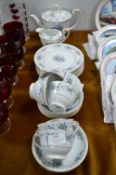 Noritake Violette Design Part Tea Service (20pcs)