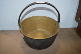 Victorian Brass Jam Pan