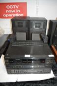 Pioneer Double Cassette Tape Deck, Amplifier, and