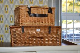 Two Wicker hampers