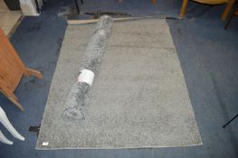 Two 4x5ft Grey Shaggy Rug by Colours