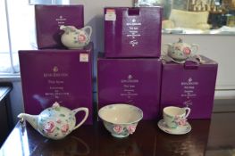 Royal Doulton Pink Rose Pattern Tea Set