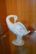 Lladro Figure of a Goose Preening