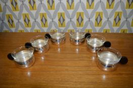 Set of Six Retro Schott & Gen Dot Minz Coffee Cups