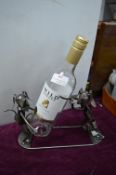 Metal Dog Wine Holder