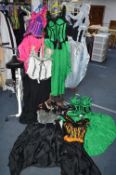 Eight Fancy Dress Western Salon Burlesque Dresses