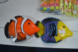 Two Battery Operated Tropical Fish