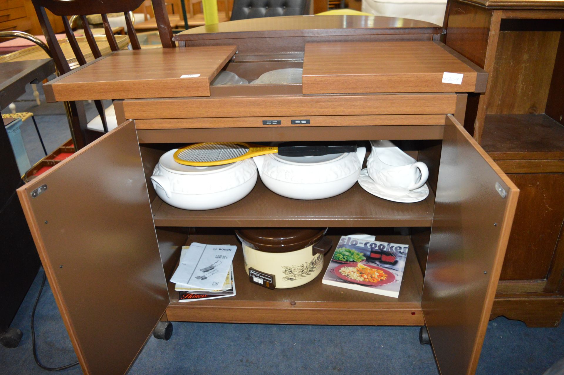 Hostess Trolley and Contents - Image 2 of 2