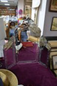 Decorative Triple Dressing Table Mirror