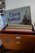 Record Case Containing 12" LP Records: Classical e