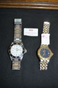 Two Gents Wristwatches by Adidas and Slazenger