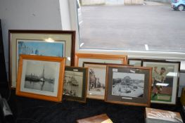 Framed Reproduction Hull Photographs etc.